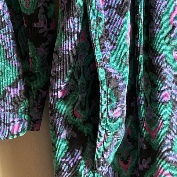 Vintage 90’s EDDIE BAUER Brushed Corduroy Full Length Dress - Picture 6 of 7